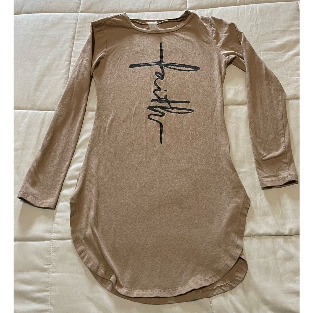 Faith Tunic Long Sleeve T-shirt size S - Picture 3 of 8